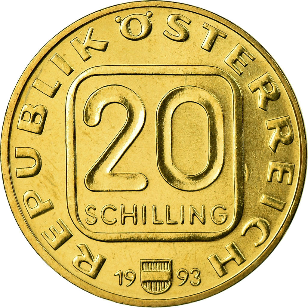 Coin, Austria, 20 Schilling, 1984, MS(63), Copper-Aluminum-Nickel, KM:2965.1