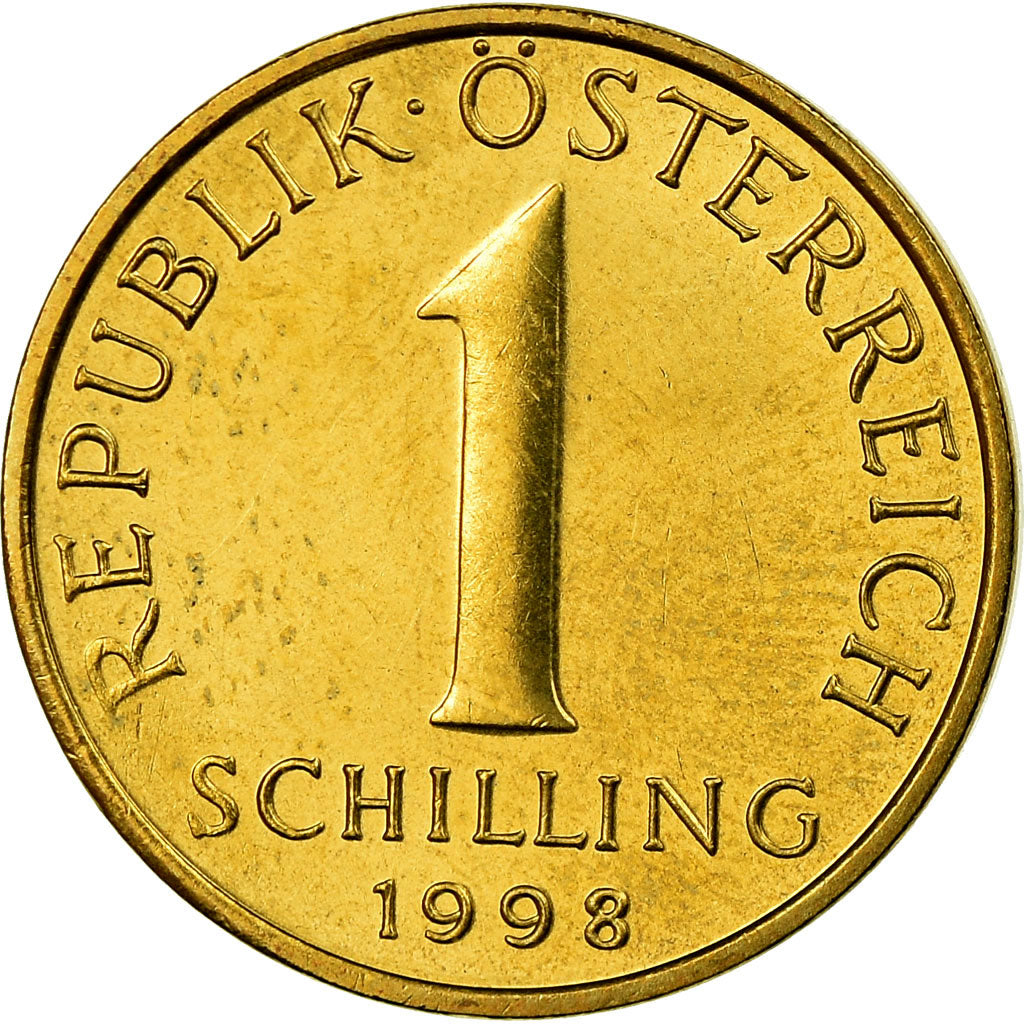 Coin, Austria, Schilling, 1998, AU(55-58), Aluminum-Bronze, KM:2886