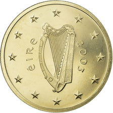REPUBBLICA D’IRLANDA, 5 Euro, 2003, FDC, Rame-nichel, KM:40