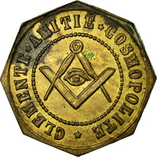 France, Jeton, Masonic, SUP, Cuivre