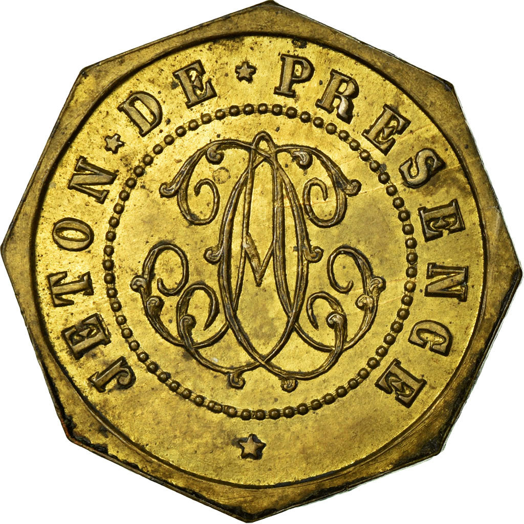 France, Jeton, Masonic, SUP, Cuivre