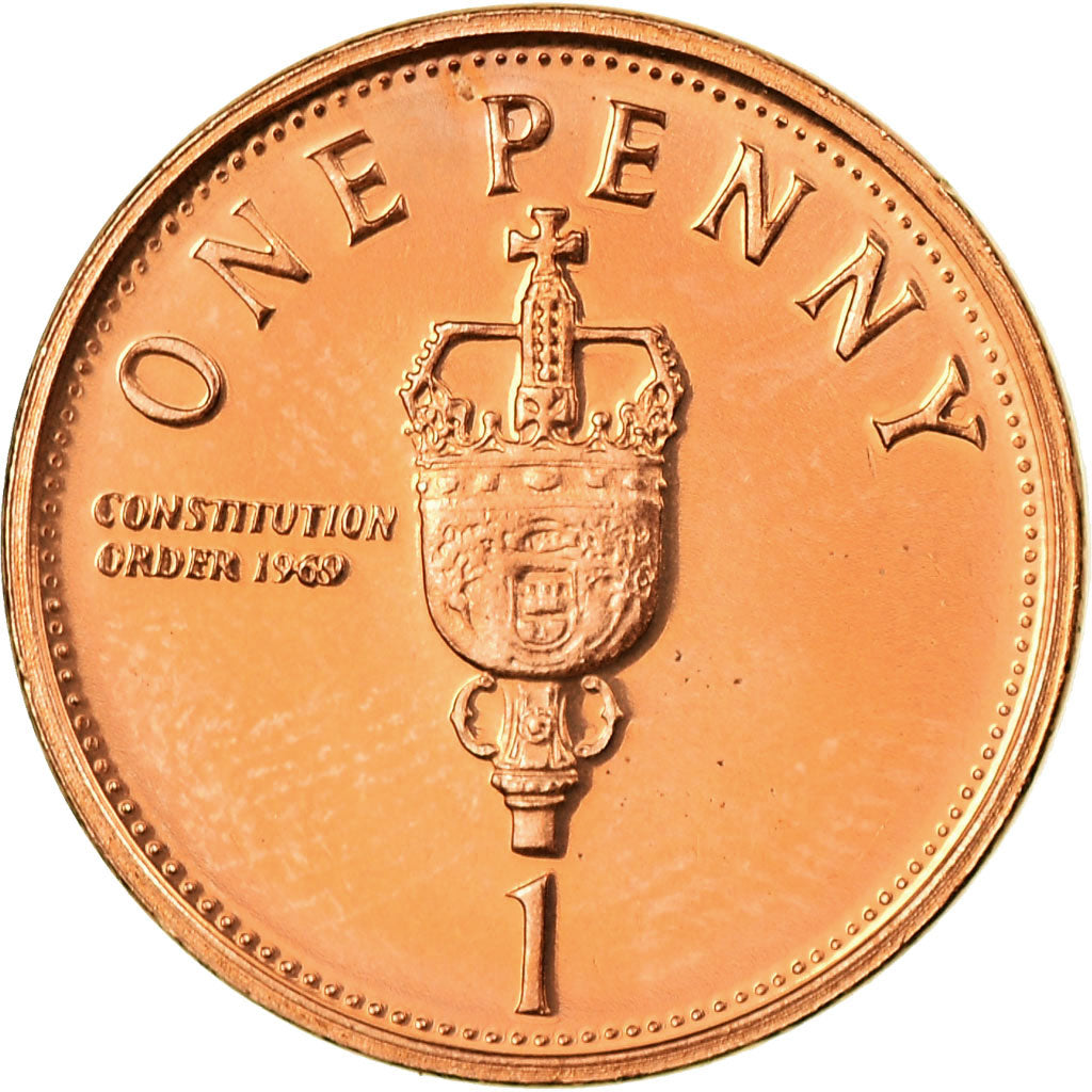 Monnaie, Gibraltar, Elizabeth II, Penny, 2008, SPL, Copper Plated Steel, KM:1079