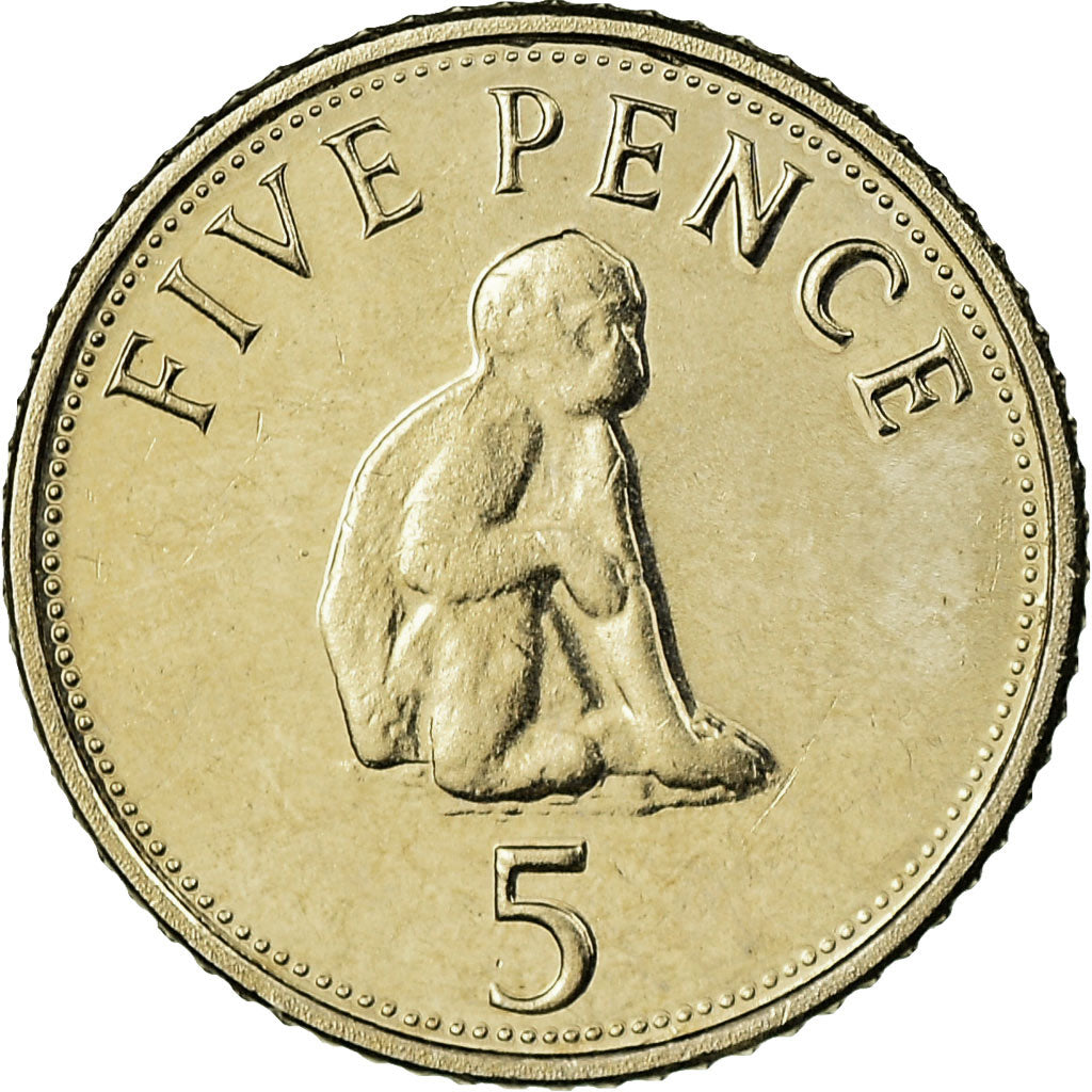 Coin, Gibraltar, Elizabeth II, 5 Pence, 2008, Pobjoy Mint, MS(63)