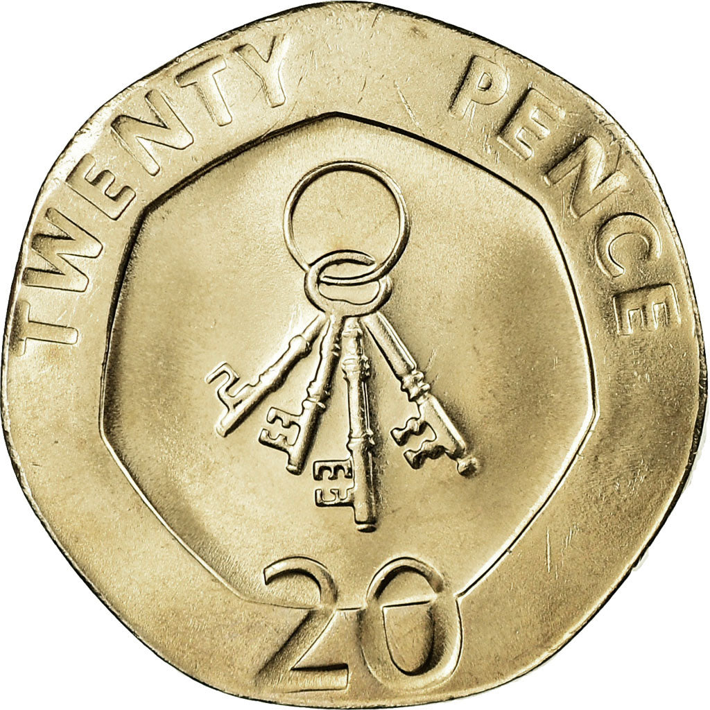 Coin, Gibraltar, Elizabeth II, 20 Pence, 2008, Pobjoy Mint, MS(63)