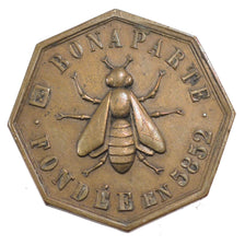France, Masonic, Token, 1852, AU(55-58), Copper, 9.88