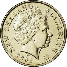 Moneta, Nowa Zelandia, Elizabeth II, 5 Cents, 2003, MS(63), Miedź-Nikiel