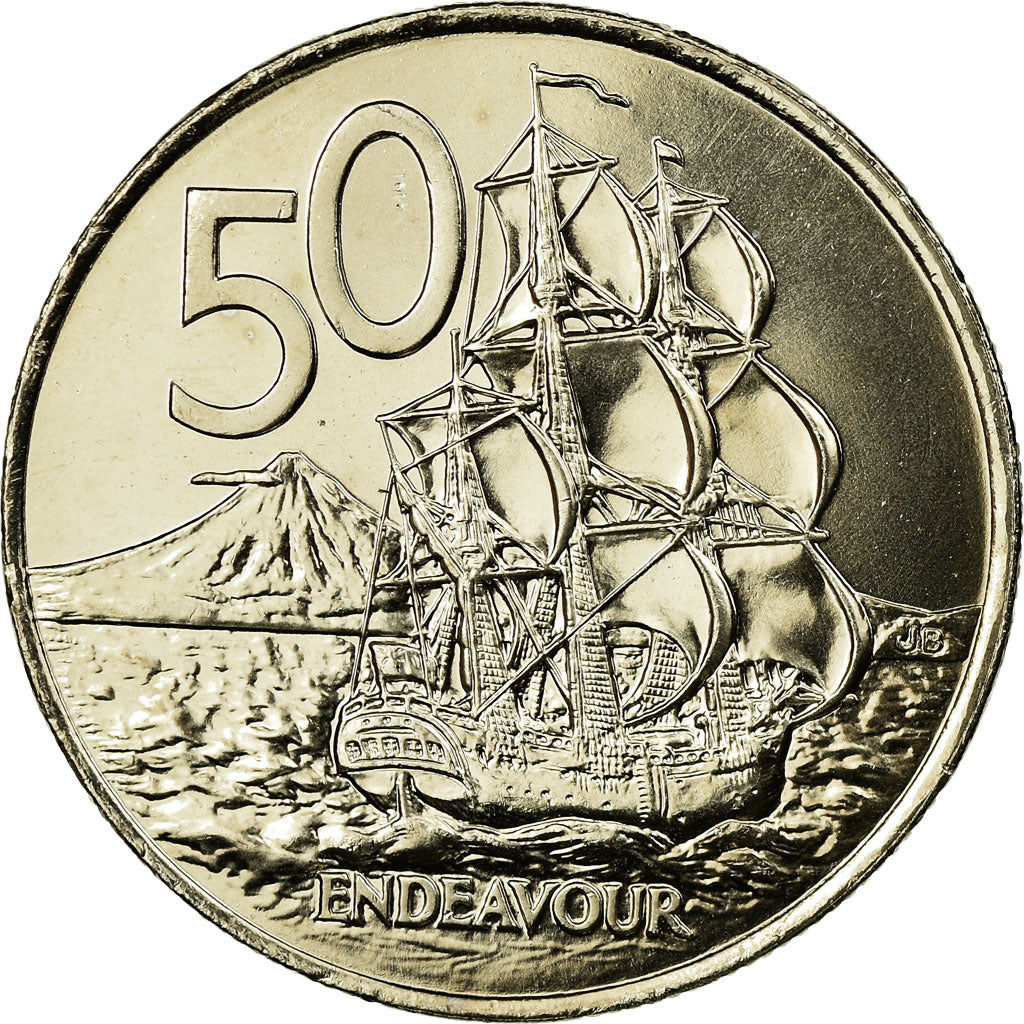 Moneda, Nueva Zelanda, Elizabeth II, 50 Cents, 2003, SC, Cobre - níquel, KM:119