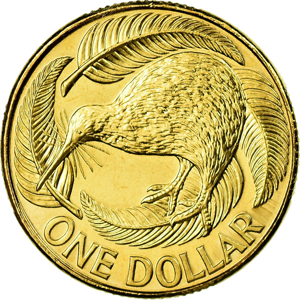 Coin, New Zealand, Elizabeth II, Dollar, 2003, MS(63), Aluminum-Bronze, KM:120