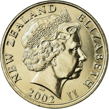 Moneta, Nowa Zelandia, Elizabeth II, 20 Cents, 2002, MS(63), Miedź-Nikiel