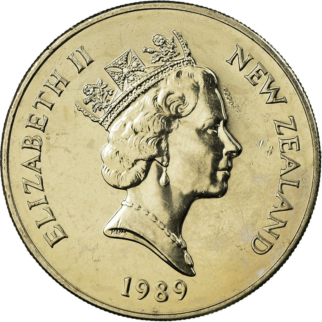Moneta, Nuova Zelanda, Elizabeth II, 20 Cents, 1989, SPL-, Rame-nichel, KM:62