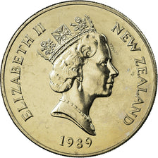 Moneta, Nuova Zelanda, Elizabeth II, 20 Cents, 1989, SPL-, Rame-nichel, KM:62