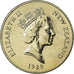 Moneta, Nuova Zelanda, Elizabeth II, 20 Cents, 1989, SPL-, Rame-nichel, KM:62