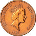 Coin, New Zealand, Elizabeth II, Cent, 1987, EF(40-45), Bronze, KM:58