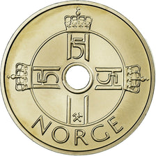 Coin, Norway, Harald V, Krone, 2008, MS(65-70), Copper-nickel, KM:462
