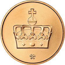 Coin, Norway, Harald V, 50 Öre, 2008, MS(65-70), Bronze, KM:460