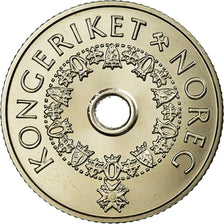 Coin, Norway, Harald V, 5 Kroner, 2008, MS(65-70), Copper-nickel, KM:463