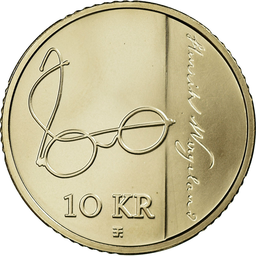 Coin, Norway, Harald V, 10 Kroner, 2008, Royal Norwegian Mint, MS(65-70)
