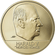 Münze, Norwegen, Harald V, 20 Kroner, 2008, STGL, Nickel-brass, KM:453