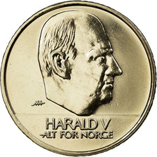 Coin, Norway, Harald V, 10 Kroner, 2005, MS(65-70), Nickel-brass, KM:457