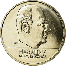 Coin, Norway, Harald V, 20 Kroner, 2005, MS(65-70), Nickel-brass, KM:453