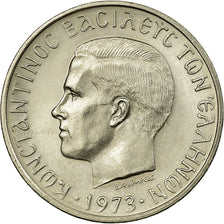 Coin, Greece, Constantine II, 5 Drachmai, 1973, AU(55-58), Copper-nickel, KM:100