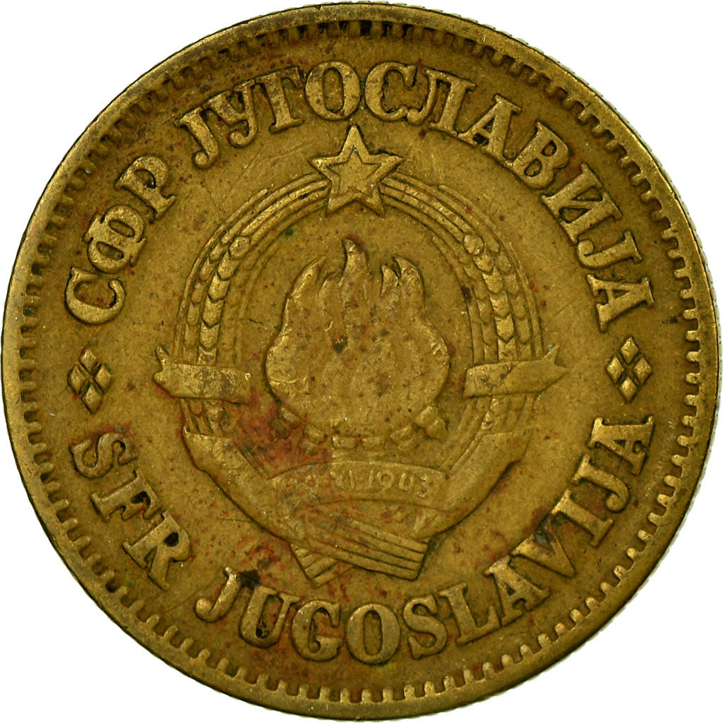 Munten, Joegoslaviëe, 50 Para, 1965, FR+, Tin, KM:46.1