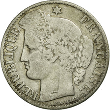 Moneta, Francja, Cérès, 50 Centimes, 1887, Paris, VF(20-25), Srebro