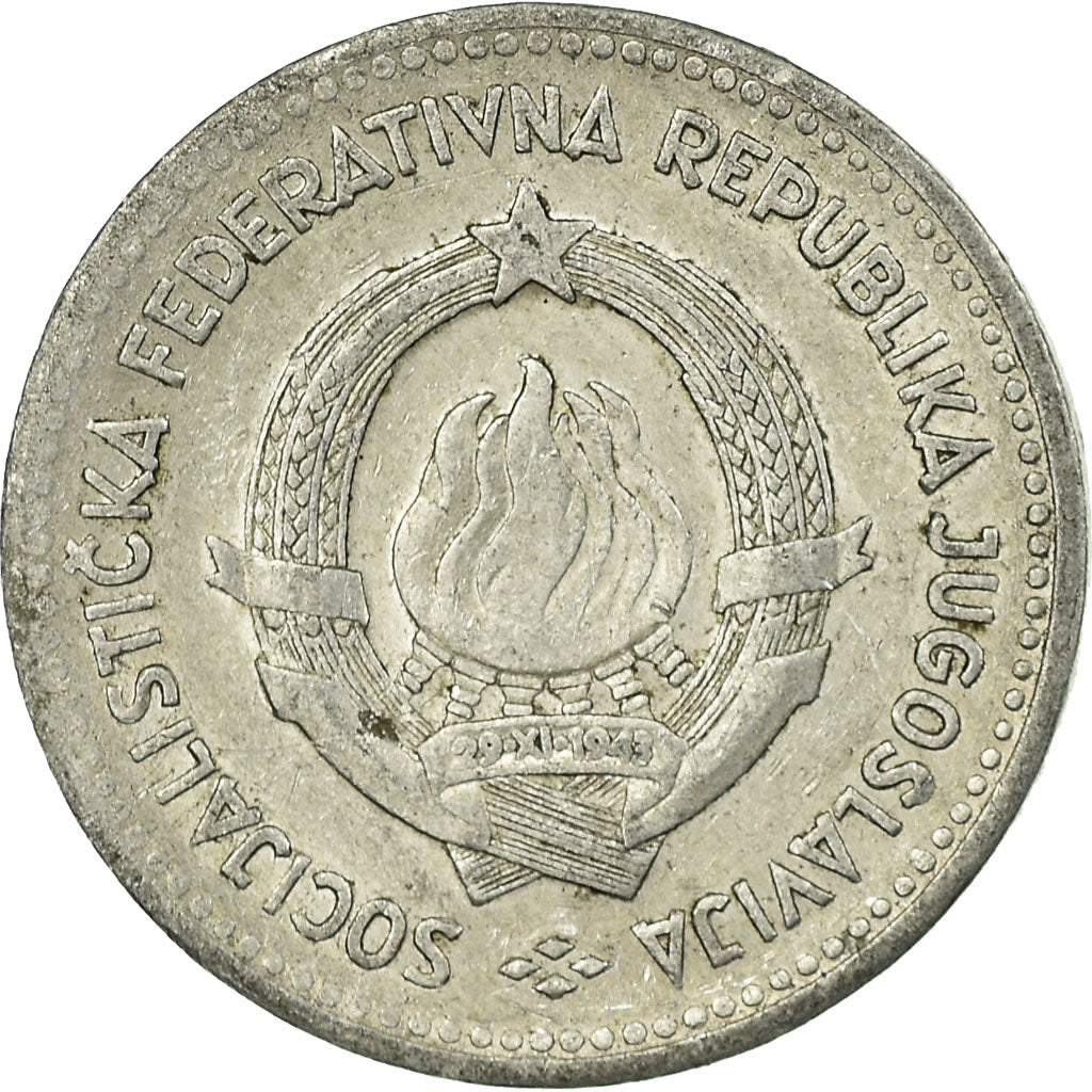 Coin, Yugoslavia, 2 Dinara, 1963, EF(40-45), Aluminum, KM:37