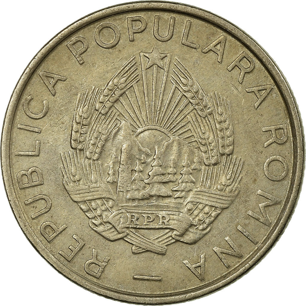 Coin, Romania, 25 Bani, 1955, EF(40-45), Copper-nickel, KM:85.3