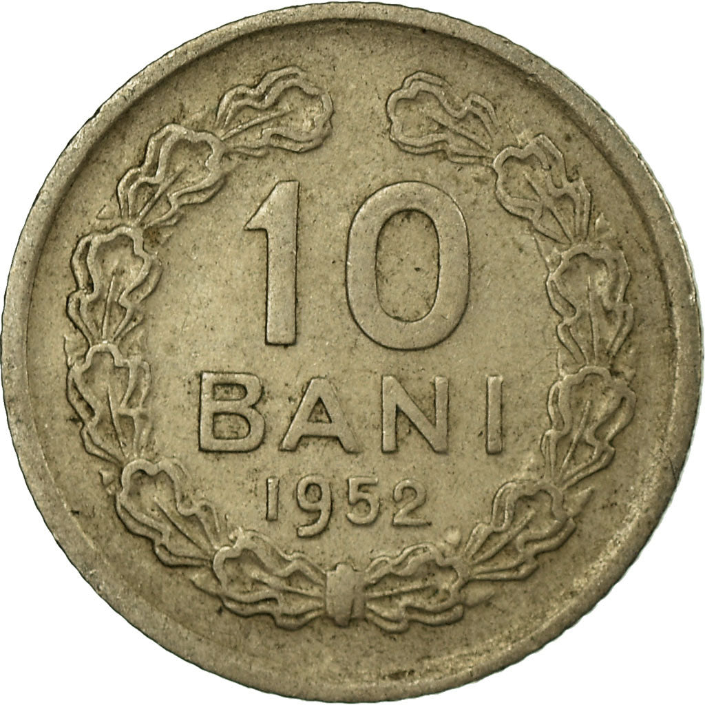 Coin, Romania, 10 Bani, 1952, EF(40-45), Copper-nickel, KM:84.1