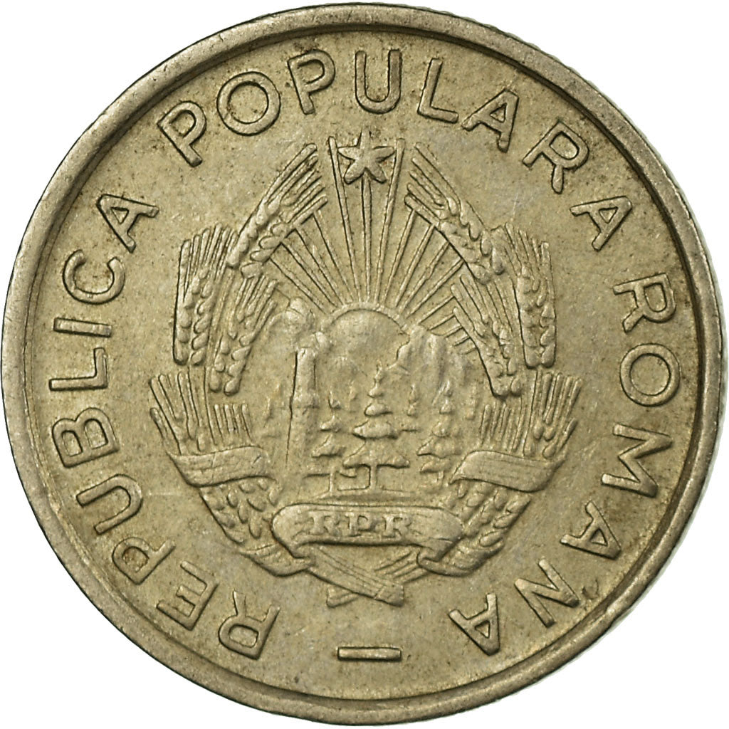Münze, Rumänien, 10 Bani, 1954, SS, Copper-nickel, KM:84.2