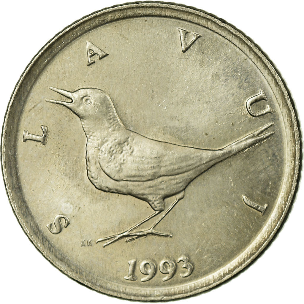 Coin, Croatia, Kuna, 1993, AU(55-58), Copper-Nickel-Zinc, KM:9.1