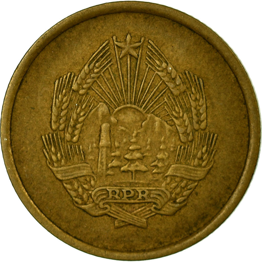 Coin, Romania, 5 Bani, 1953, EF(40-45), Copper-Nickel-Zinc, KM:83.2