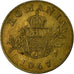 Coin, Romania, Mihai I, Leu, 1947, EF(40-45), Brass, KM:73