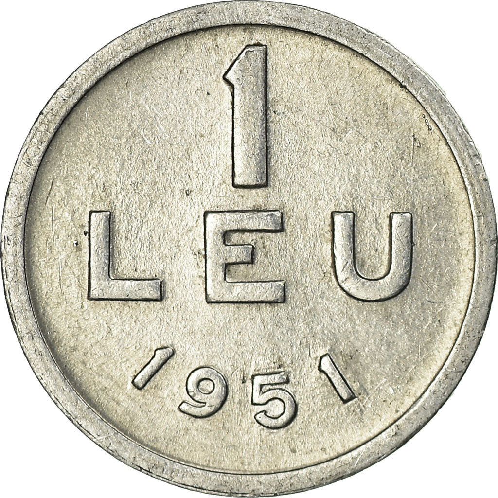 Monnaie, Roumanie, Leu, 1951, TTB, Aluminium, KM:78a