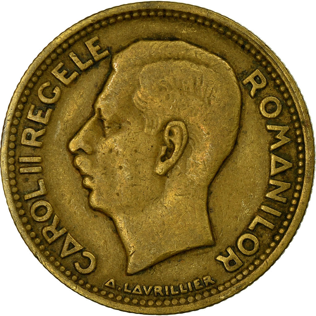 Coin, Romania, Carol II, 20 Lei, 1930, VF(30-35), Nickel-brass, KM:51