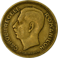 Coin, Romania, Carol II, 20 Lei, 1930, VF(30-35), Nickel-brass, KM:51