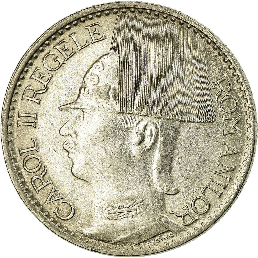 Moneta, Romania, Carol II, 50 Lei, 1938, SPL-, Nichel, KM:55