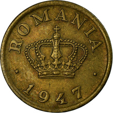 Coin, Romania, Mihai I, 50 Bani, 1947, EF(40-45), Brass, KM:72