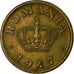 Coin, Romania, Mihai I, 50 Bani, 1947, EF(40-45), Brass, KM:72