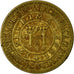 Moneda, Perú, Sol, 1965, MBC, Latón, KM:222