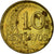 Moneta, Peru, 10 Centavos, 1960, EF(40-45), Mosiądz, KM:224.2