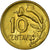 Moneta, Peru, 10 Centavos, 1970, EF(40-45), Mosiądz, KM:245.2