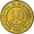 Monnaie, Pérou, 10 Centimos, 1986, Lima, SUP, Laiton, KM:293