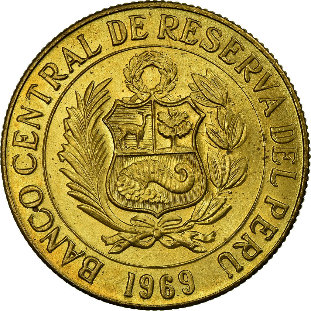 Moneta, Perù, Sol, 1969, BB, Ottone, KM:248