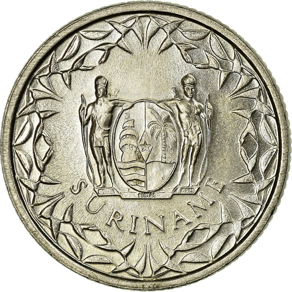 Coin, Surinam, 25 Cents, 1962, AU(55-58), Copper-nickel, KM:14