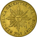 Coin, Uruguay, 10 Pesos, 1969, Santiago, EF(40-45), Aluminum-Bronze, KM:54