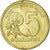Munten, Paraguay, 5 Guaranies, 1992, PR, Nickel-Bronze, KM:166a