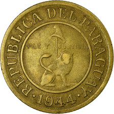 Coin, Paraguay, 50 Centimos, 1944, VF(30-35), Aluminum-Bronze, KM:24