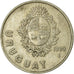 Moneda, Uruguay, Nuevo Peso, 1980, Santiago, MBC, Cobre - níquel, KM:74